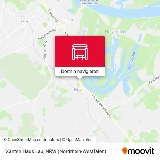 Xanten Haus Lau Karte