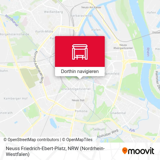 Neuss Friedrich-Ebert-Platz Karte