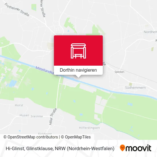 Hi-Glinst, Glinstklause Karte