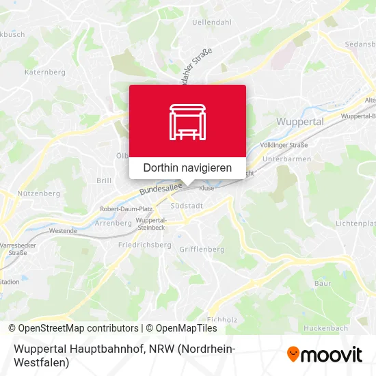 Wuppertal Hauptbahnhof Karte