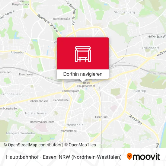 Hauptbahnhof - Essen Karte