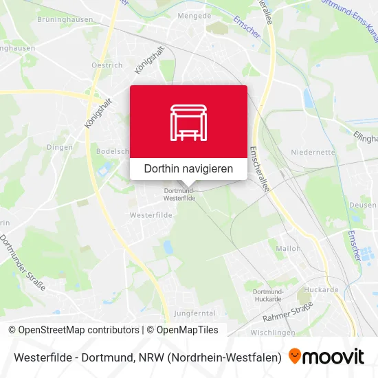 Westerfilde - Dortmund Karte