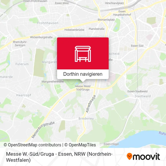 Messe W.-Süd/Gruga - Essen Karte