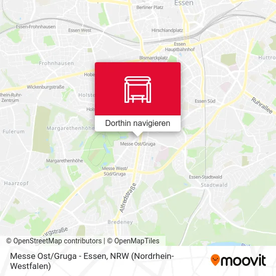 Messe Ost/Gruga - Essen Karte