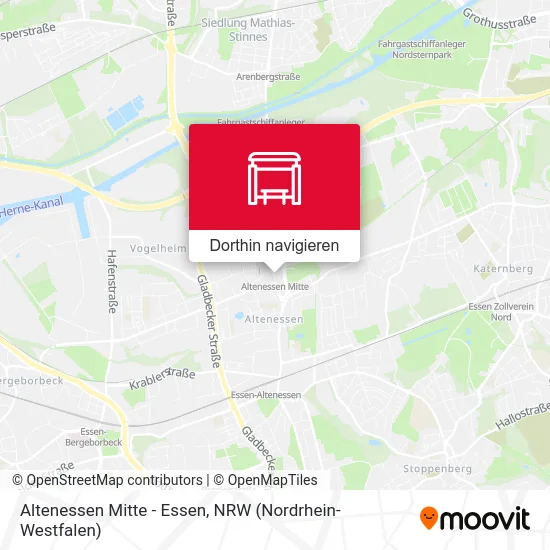 Altenessen Mitte - Essen Karte