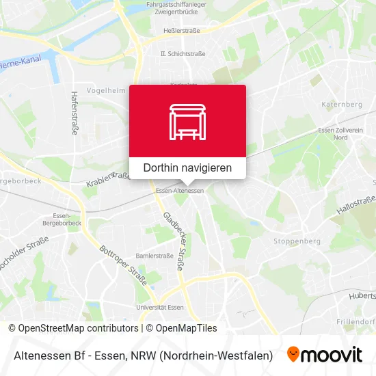 Altenessen Bf - Essen Karte