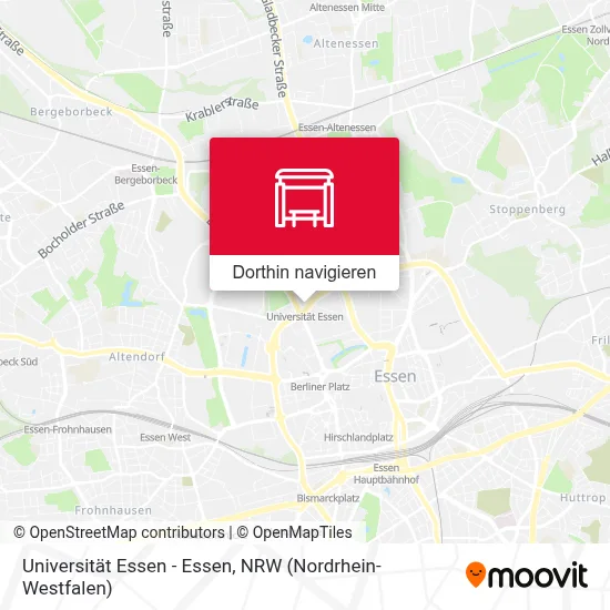 Universität Essen - Essen Karte
