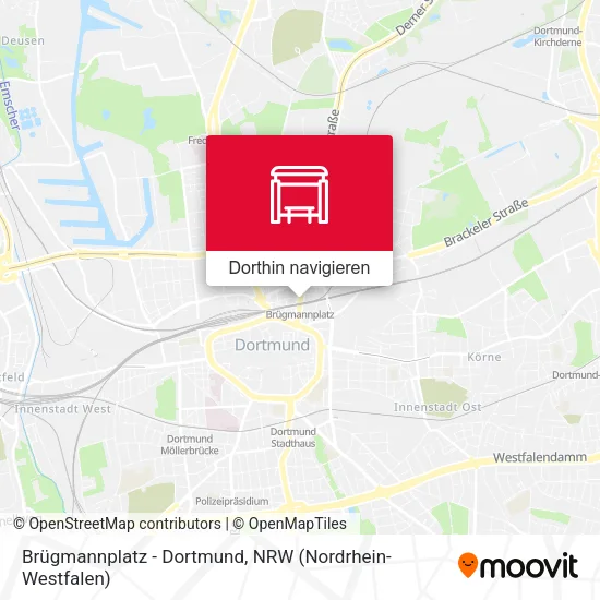 Brügmannplatz - Dortmund Karte