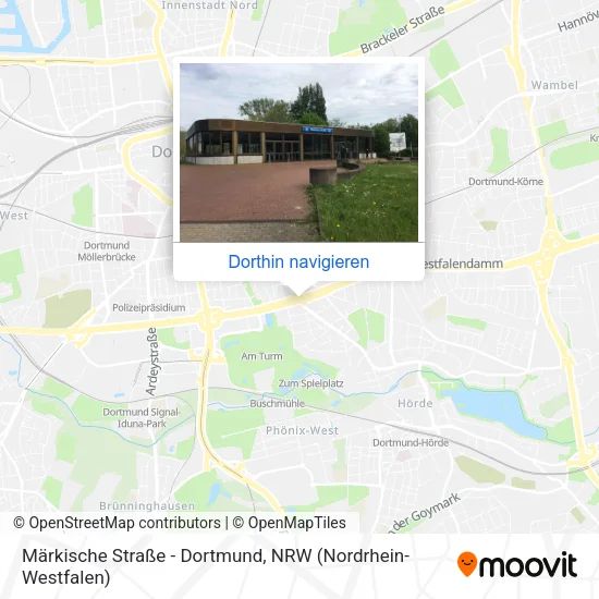 Märkische Straße - Dortmund Karte