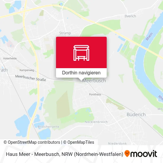 Haus Meer - Meerbusch Karte