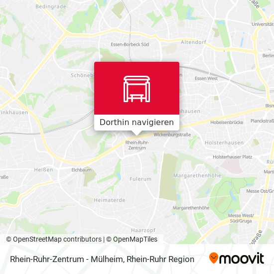 Rhein-Ruhr-Zentrum - Mülheim Karte