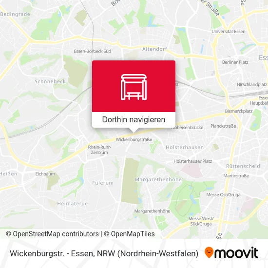 Wickenburgstr. - Essen Karte