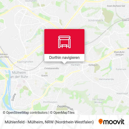 Mühlenfeld - Mülheim Karte