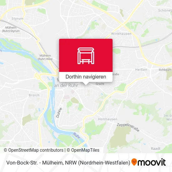 Von-Bock-Str. - Mülheim Karte