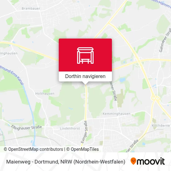 Maienweg - Dortmund Karte