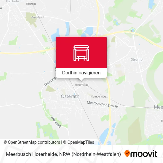 Meerbusch Hoterheide Karte