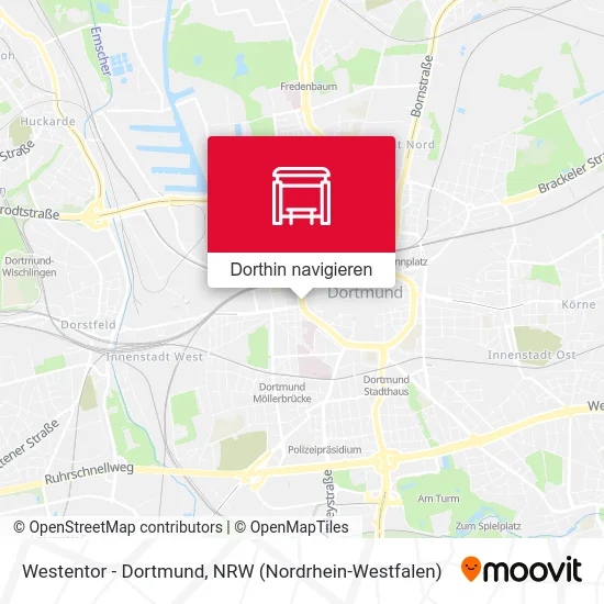 Westentor - Dortmund Karte
