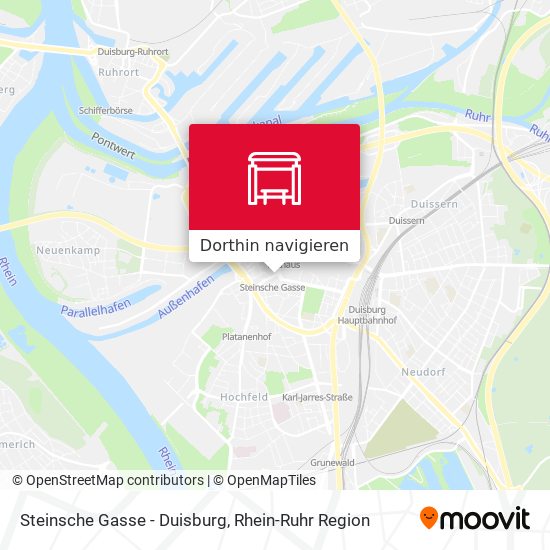 Steinsche Gasse - Duisburg Karte