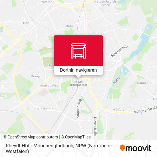 Rheydt Hbf - Mönchengladbach Karte