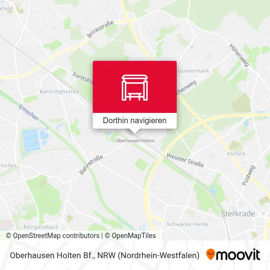 Oberhausen Holten Bf. Karte