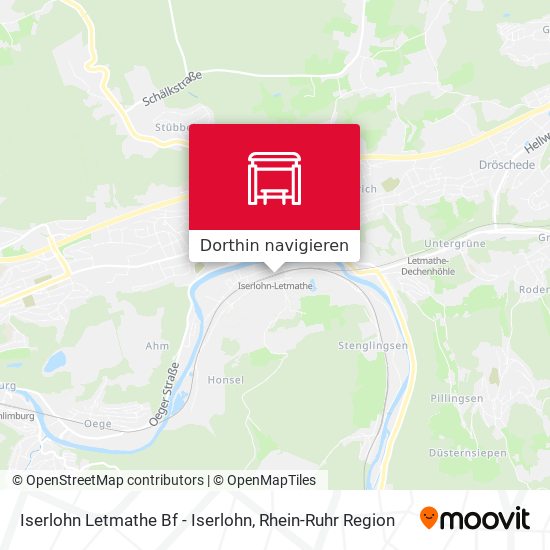 Iserlohn Letmathe Bf - Iserlohn Karte