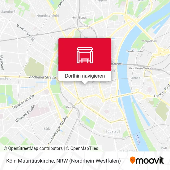 Köln Mauritiuskirche Karte