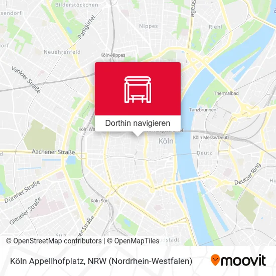 Köln Appellhofplatz Karte