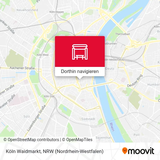Köln Waidmarkt Karte