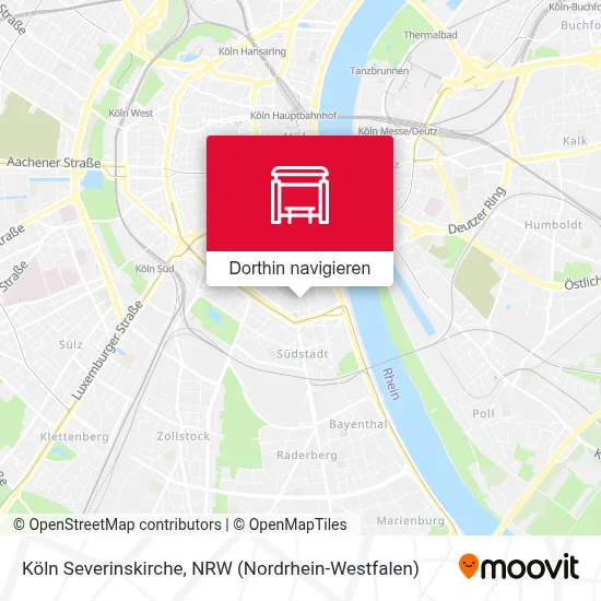 Köln Severinskirche Karte