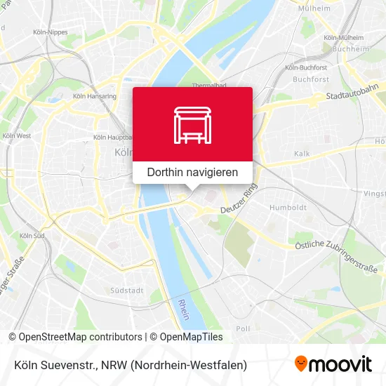 Köln Suevenstr. Karte