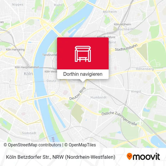 Köln Betzdorfer Str. Karte