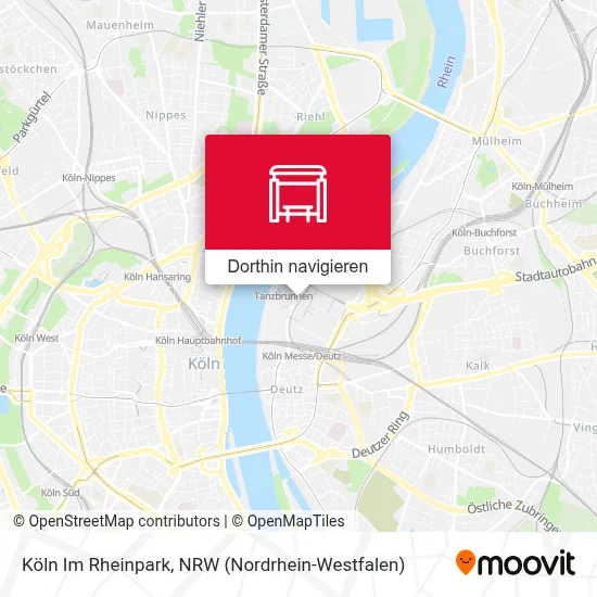 Köln Im Rheinpark Karte