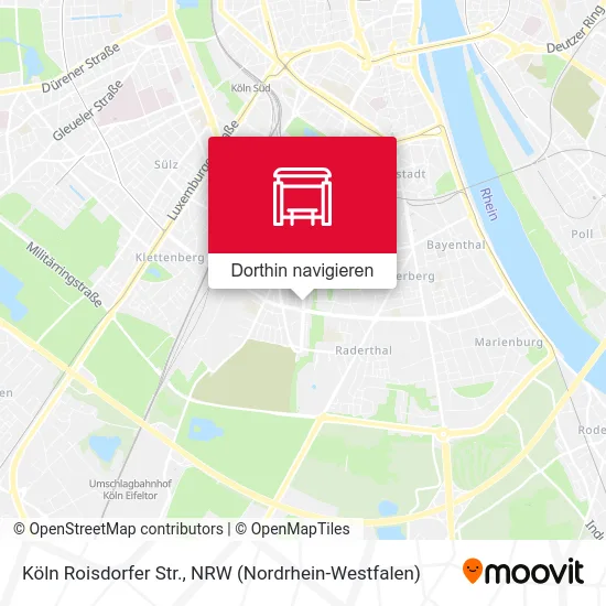 Köln Roisdorfer Str. Karte