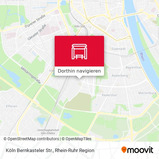 Köln Bernkasteler Str. Karte
