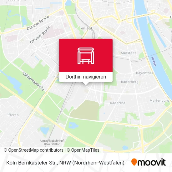 Köln Bernkasteler Str. Karte