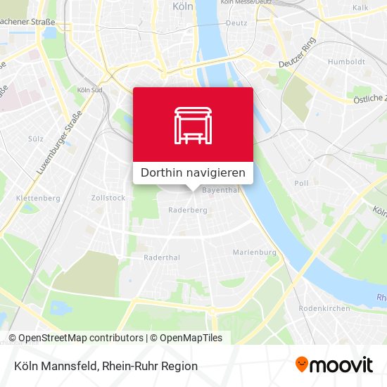 Köln Mannsfeld Karte