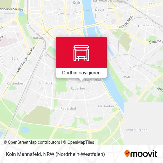 Köln Mannsfeld Karte