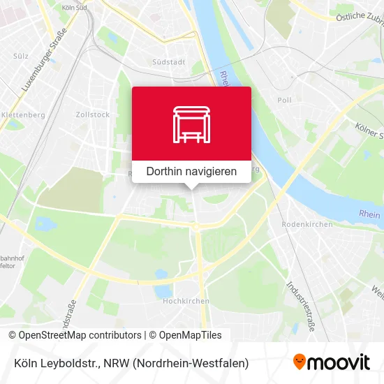 Köln Leyboldstr. Karte