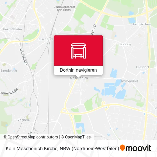 Köln Meschenich Kirche Karte