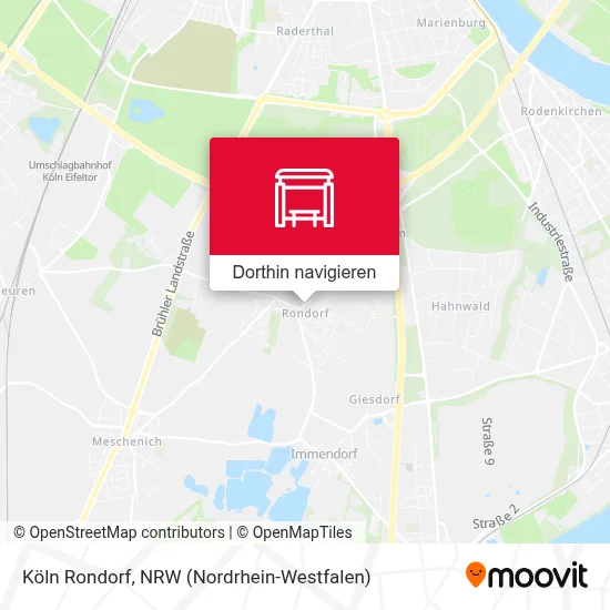 Köln Rondorf Karte