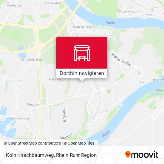 Köln Kirschbaumweg Karte