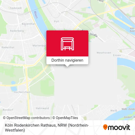 Köln Rodenkirchen Rathaus Karte