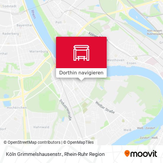 Köln Grimmelshausenstr. Karte