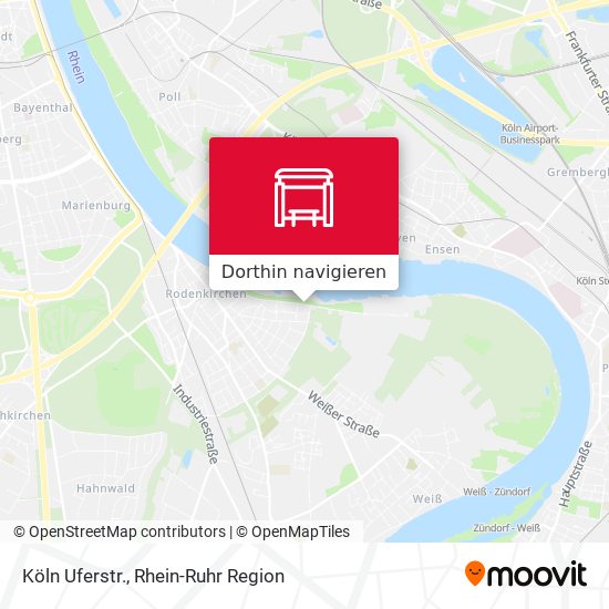 Köln Uferstr. Karte