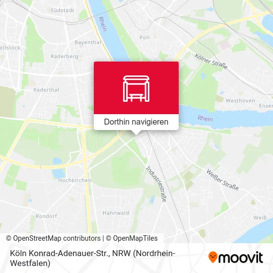 Köln Konrad-Adenauer-Str. Karte