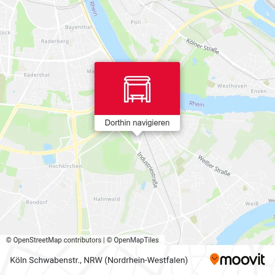 Köln Schwabenstr. Karte
