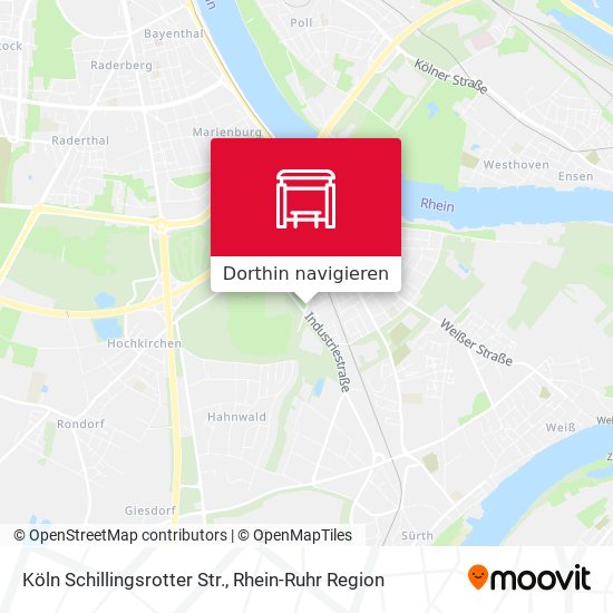 Köln Schillingsrotter Str. Karte