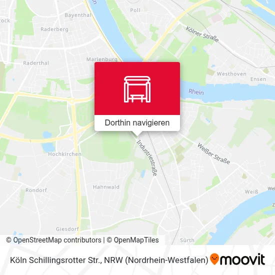 Köln Schillingsrotter Str. Karte
