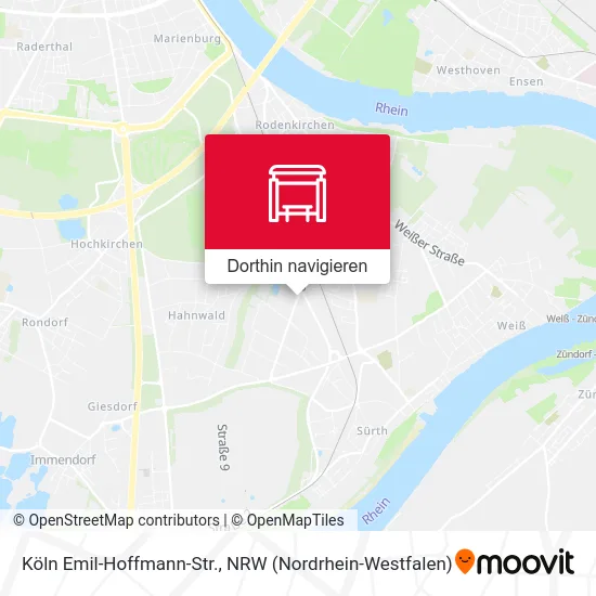 Köln Emil-Hoffmann-Str. Karte