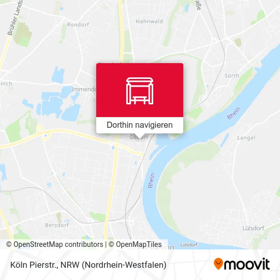 Köln Pierstr. Karte